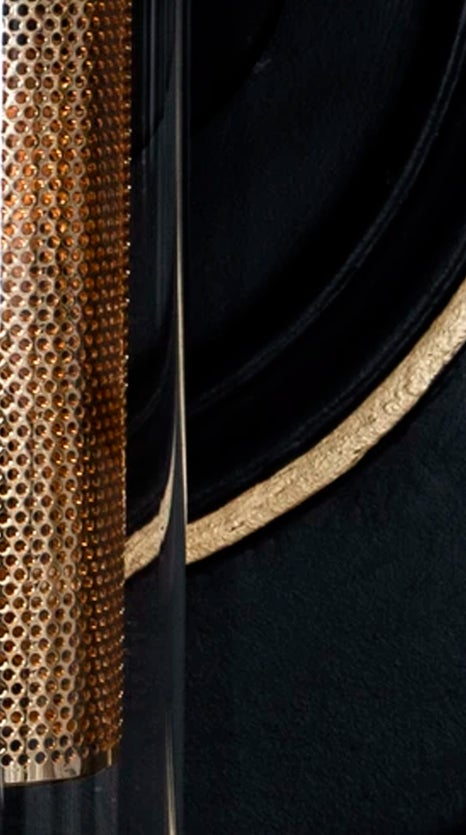 Inspiration DAWSON Wandleuchten Schwarz Metall / Glas