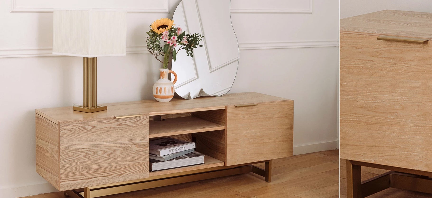 Inspiration STARK Media Units & TV Stands Brown Wood