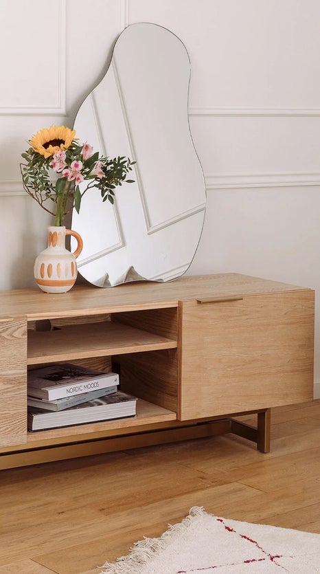 Inspiration STARK Meubles TV Noir Bois / Acier