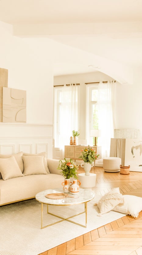 Inspiration GISELLE Couchtische Schwarz / Gold Marmor / Metall