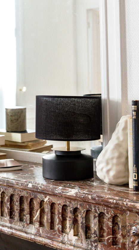 Inspiration Pike Lampes de table Noir / Doré Bois / Métal