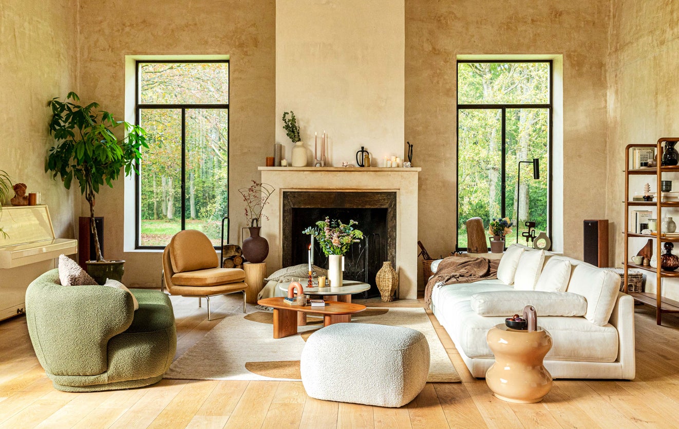 Inspiration GRACE 3-Sitzer Sofas Weiß Weiß