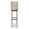RAY Barhocker Beige / Schwarz Metal