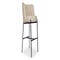 RAY Barhocker Beige / Schwarz Metal