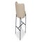 RAY Barhocker Beige / Schwarz Metal