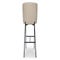 RAY Barhocker Beige / Schwarz Metal