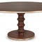 FRIDA Dining tables Brown / Gold Wood / Metal