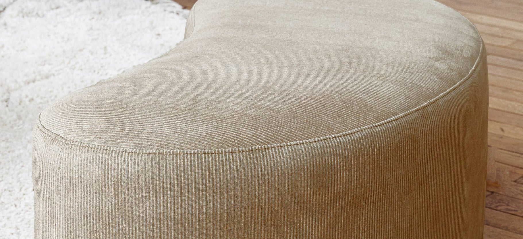 Inspiration ENZO Bancs Beige Velours