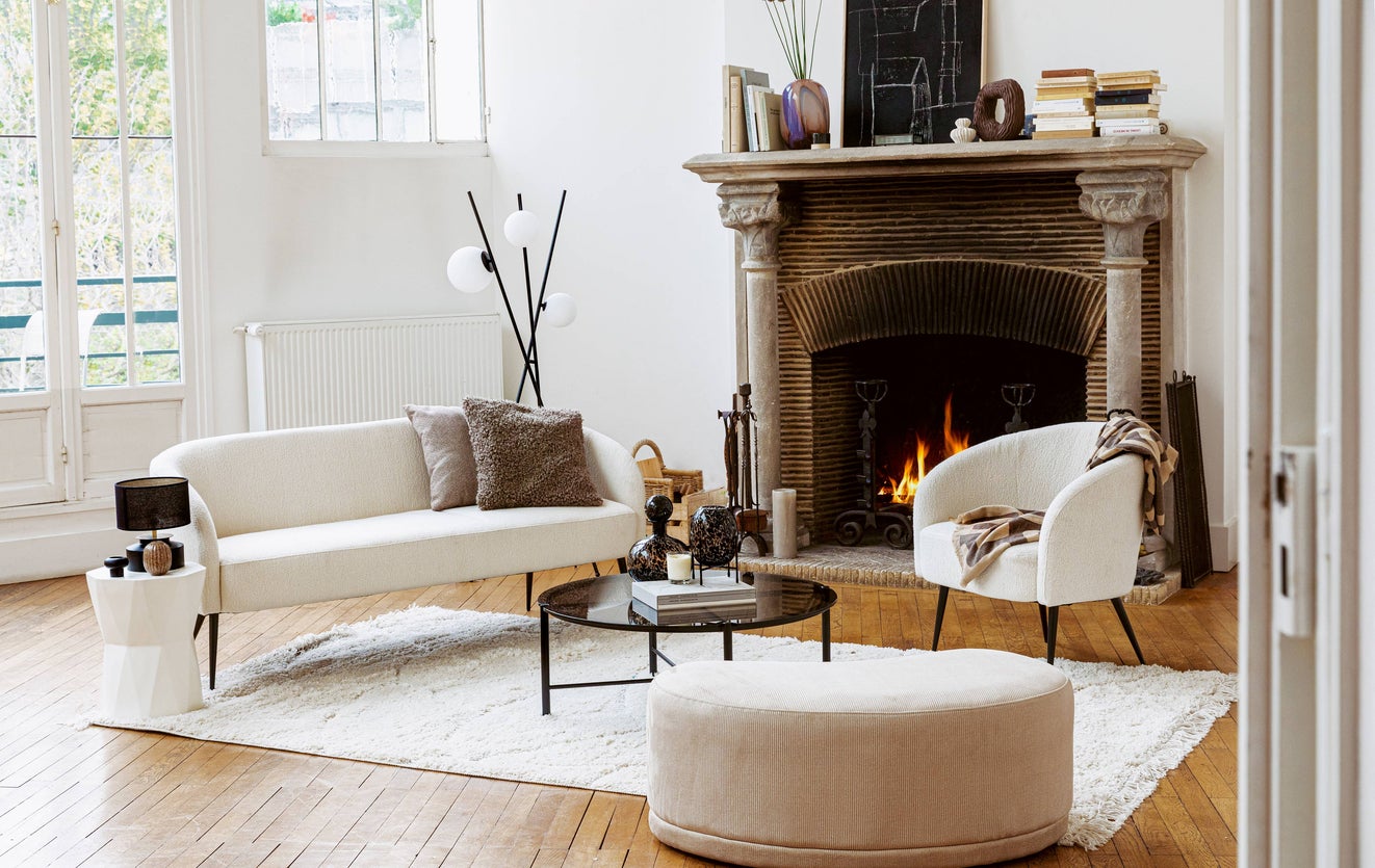 Inspiration ENZO Bancs Beige Velours