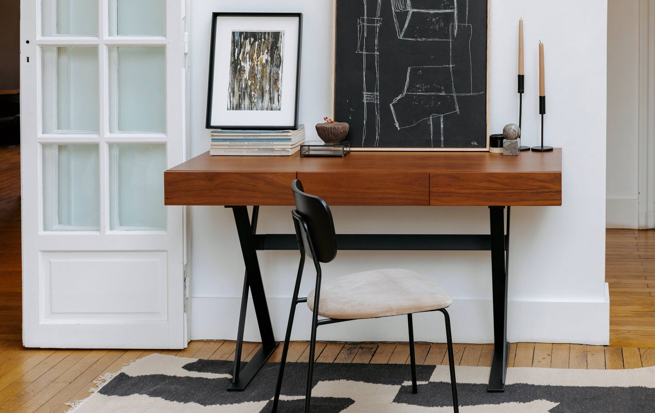 Inspiration TUXEDO Desks Brown / Black Wood / Metal