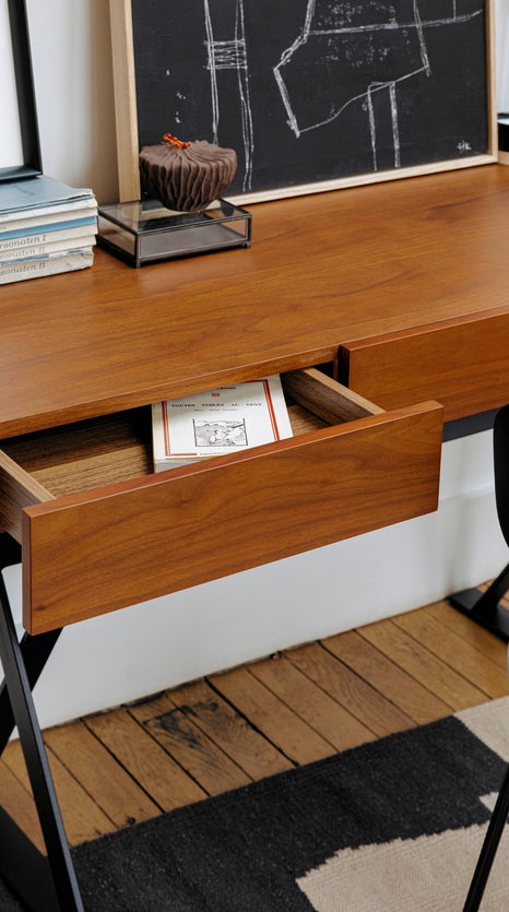 Inspiration TUXEDO Desks Brown / Black Wood / Metal