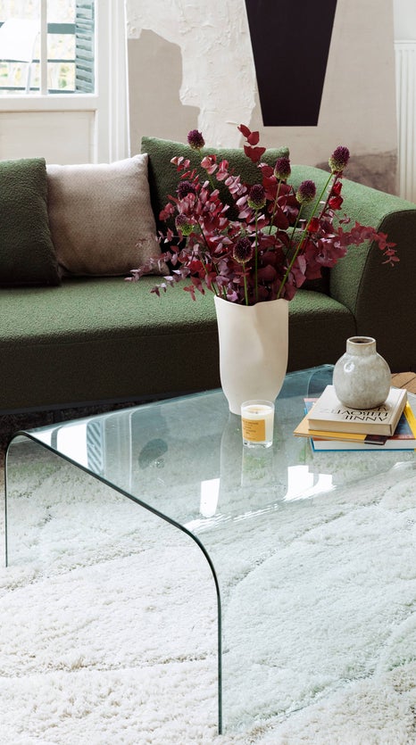 Inspiration Hayden Coffee Tables Transparent Glass