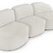 TODD Modular sofas White Curly / Wood