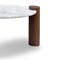 MIEIS Coffee Tables White / Brown Marble / Wood