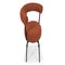 LYNN Office Chairs Rust / Black Curly / Metal