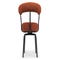 LYNN Office Chairs Rust / Black Curly / Metal