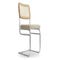 UBERTO Esszimmerstühle Taupe / Holz / Silber Samt / Holz / Metall