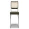 UBERTO Chaises de salle à manger Vert / Noir / Chrome Velours / Métal / Bois