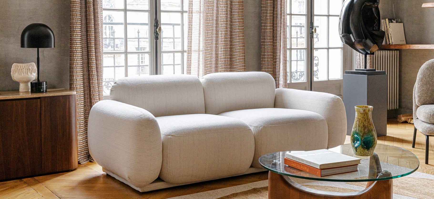 Inspiration MIKKA Canapés 2 Places Beige
