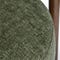 CAROL Fauteuils Vert / Marron Tweed / Bois