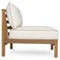 BAYSIDE Garden Sofas & Armchairs White / Natural Waterproof fabric / Wood
