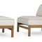 BAYSIDE Garden Sofas & Armchairs White / Natural Waterproof fabric / Wood