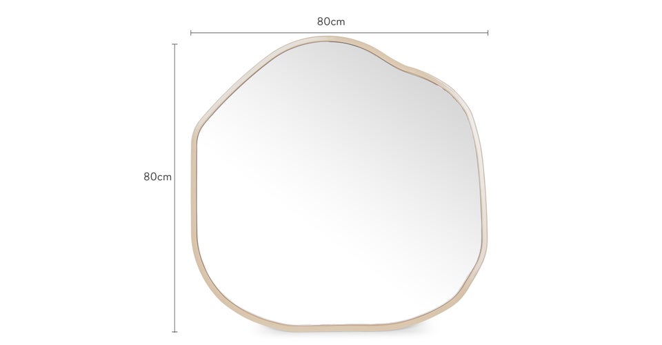AUDEN Miroirs Verre / Bois Dimensions