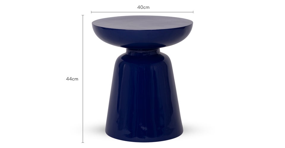 CERSEI Beistelltische Elektrisches Blau Fiberglas Dimensions