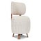 PLATON Fauteuils Beige / Marron Tweed / Bois