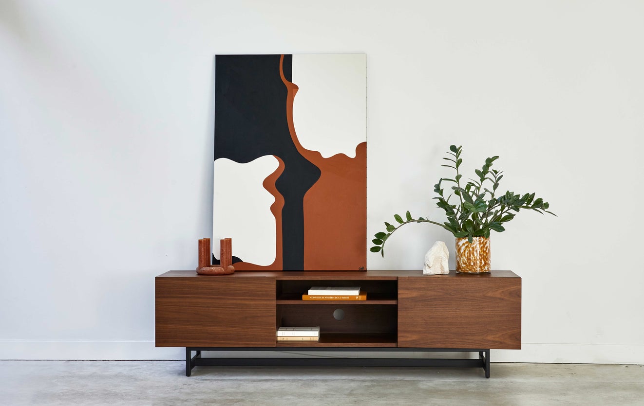 Inspiration STARK Mobili TV Marrone / Nero Legno / Metallo