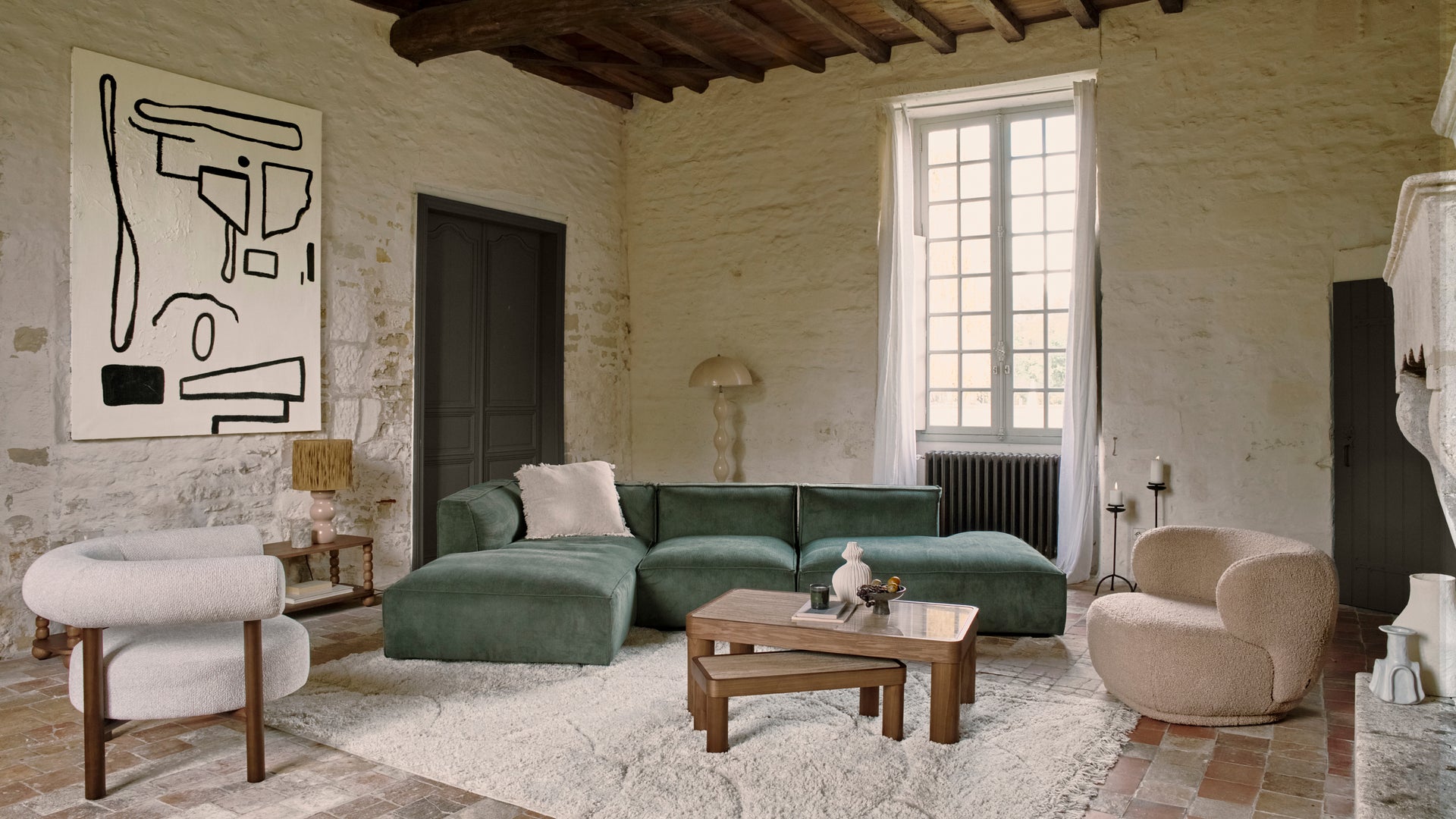The Country House - Auster Living Room