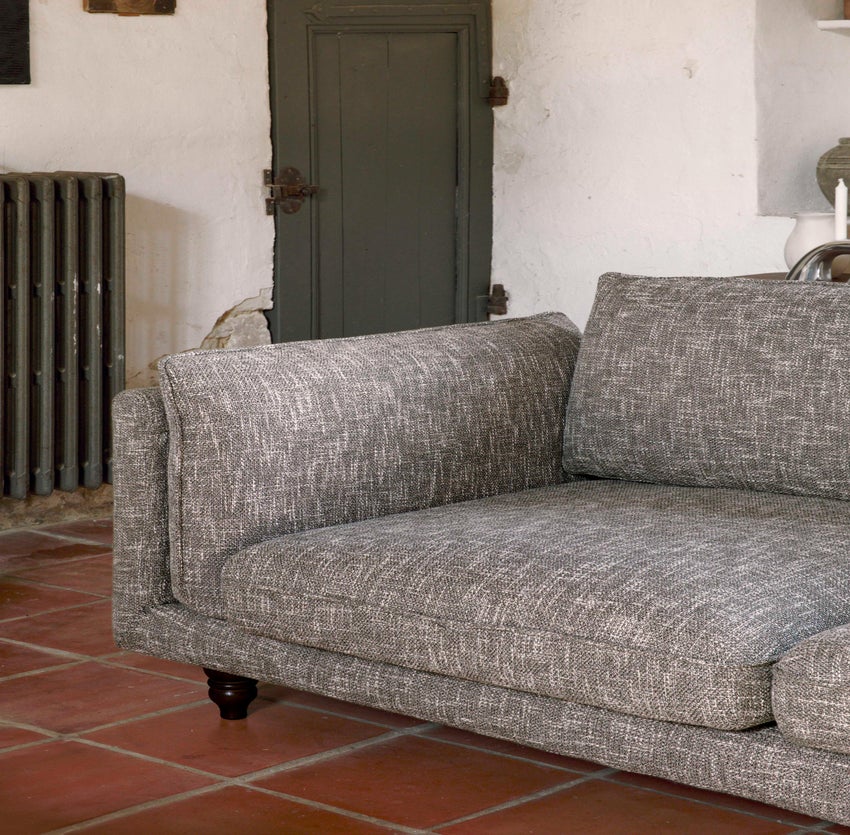 Inspiration COTTAGE Sofas mit 3 und mehr Sitzplätzen Grau / Braun Stoff / Holz