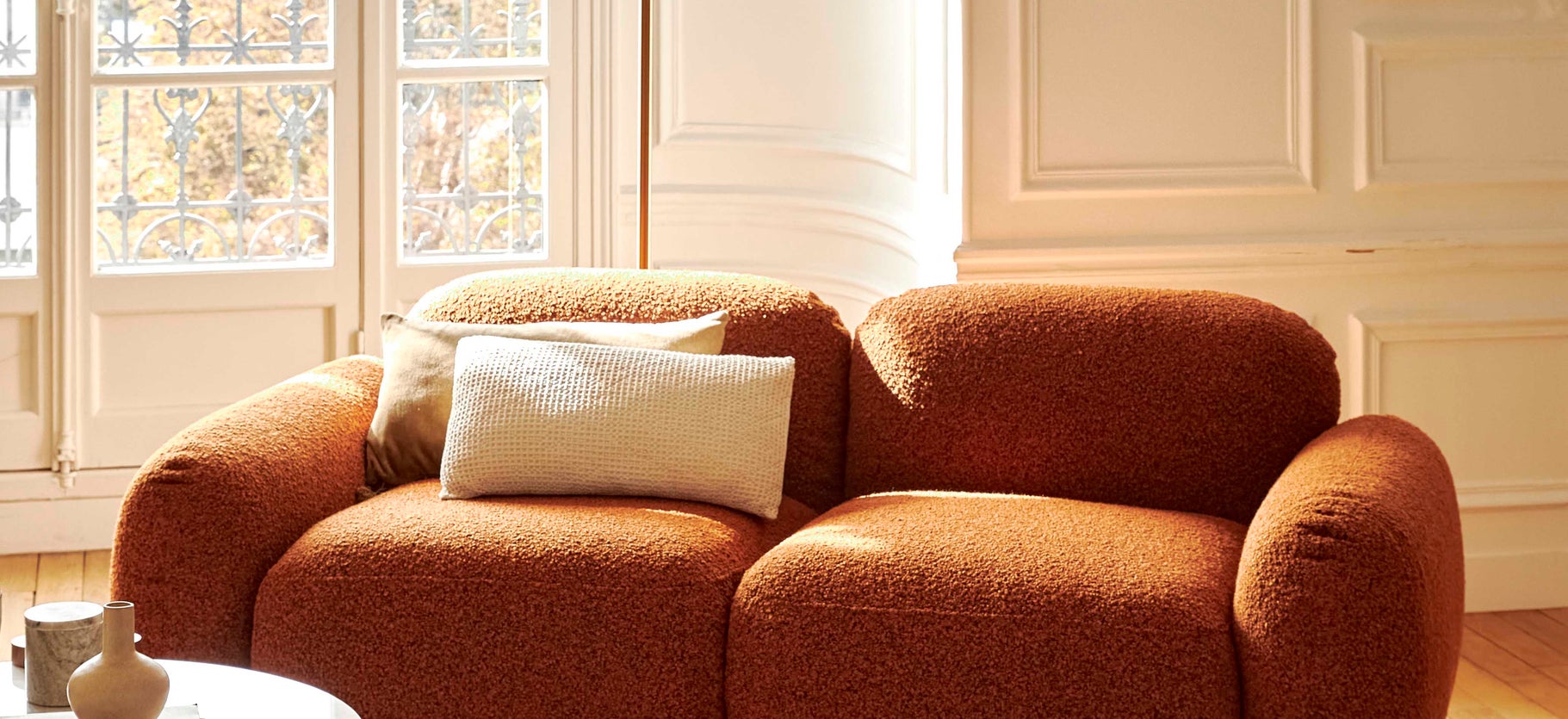 Inspiration ENZO Hocker & Poufs Beige Steinbock