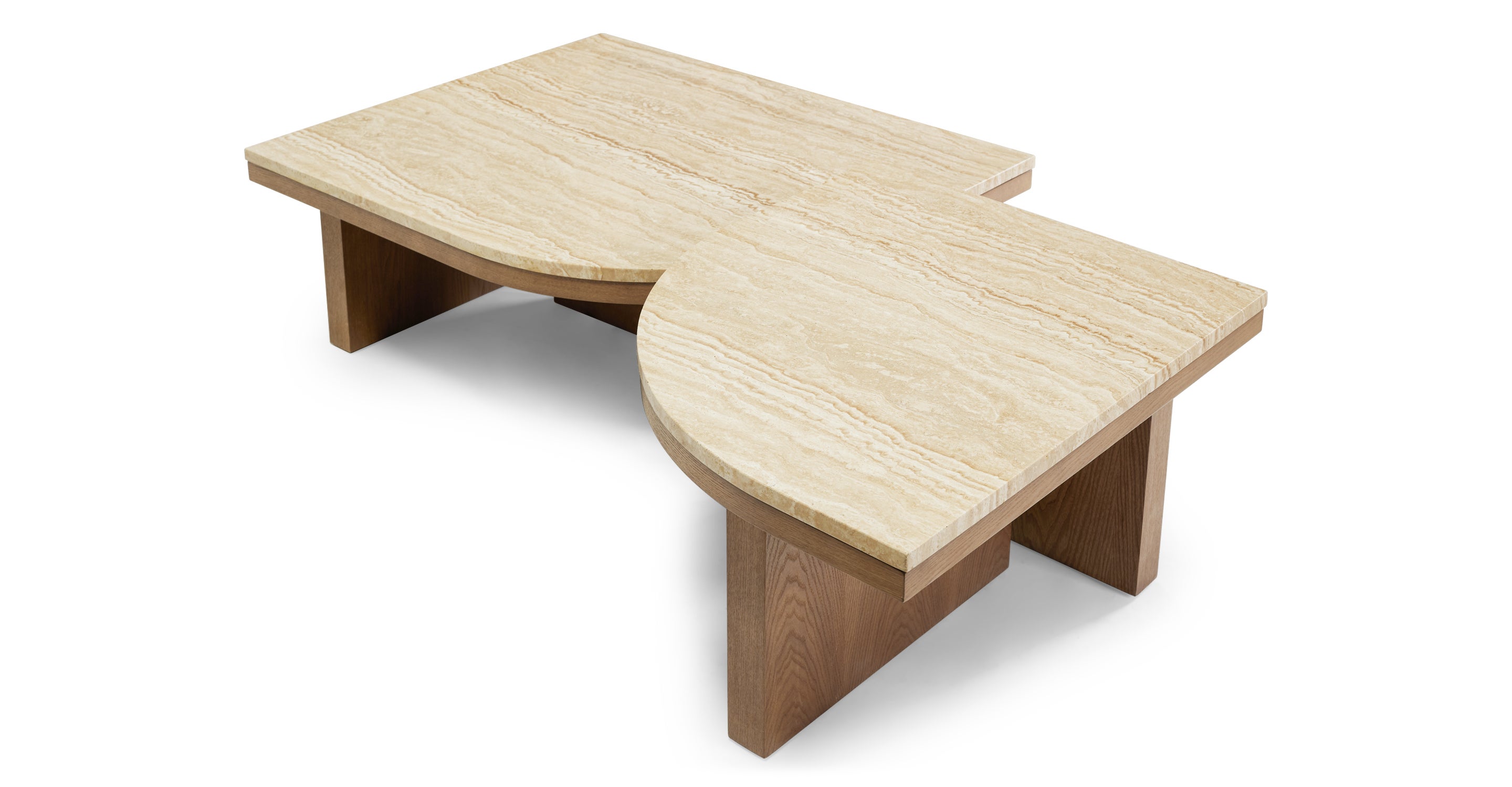 Tavolino da salotto - legno di frassino color noce - NV GALLERY - DAWN