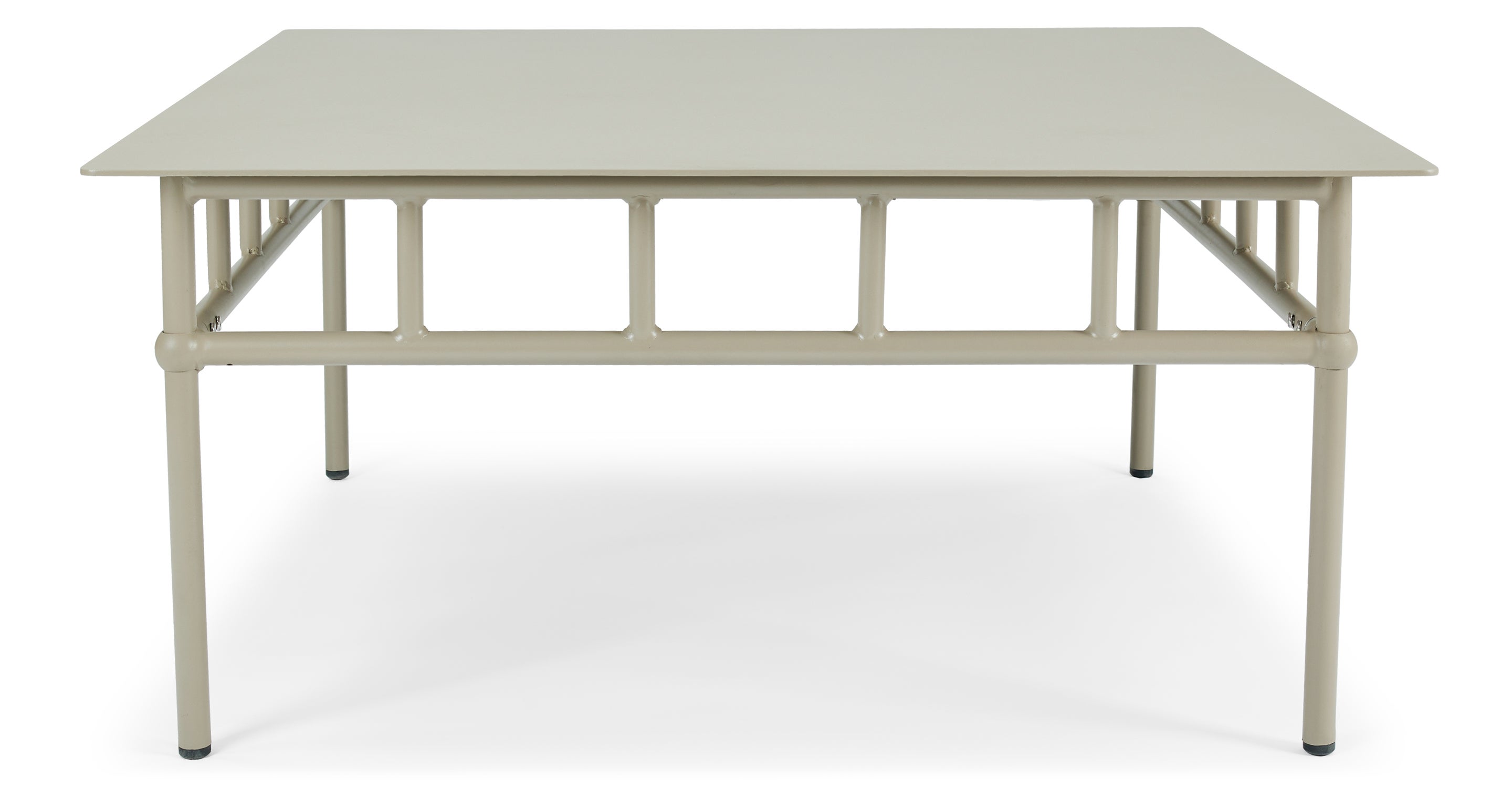 Mesa plegable de jardín y exterior 140x80 en acero Amalfi