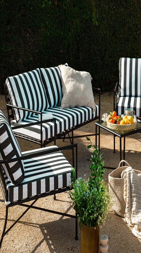 Inspiration BEL AIR Garden sets White / Black Metal