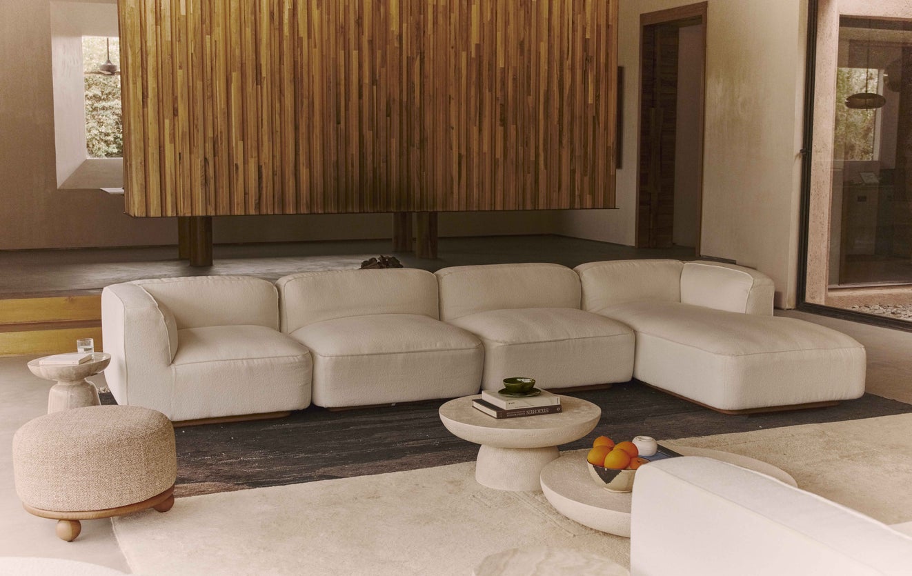 Inspiration TALMA Modular sofas Blanc Bouclette