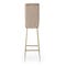 WAYNE Bar Stools Taupe / Laiton Velours / Acier