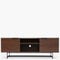 STARK Lowboards Noyer / Doré Bois / Acier