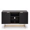 STARK Lowboards Noyer / Doré Bois / Acier