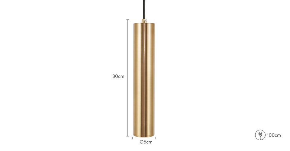 TARTAN Pendelleuchten Gold Edelstahl Dimensions