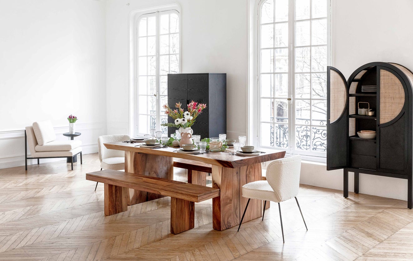 Inspiration Daya Tables à manger Bois naturel Bois naturel